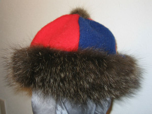 canadian cap blue red