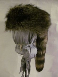 racoon trapper with tail